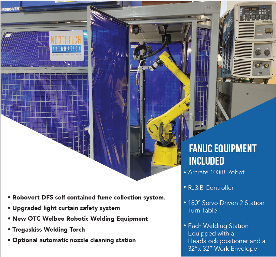 Refurbished FANUC Robotic Welding System